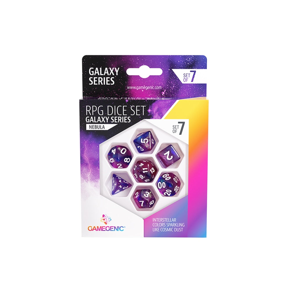 GameGenic - RPG Dice Set - Galaxy Series - Nebula