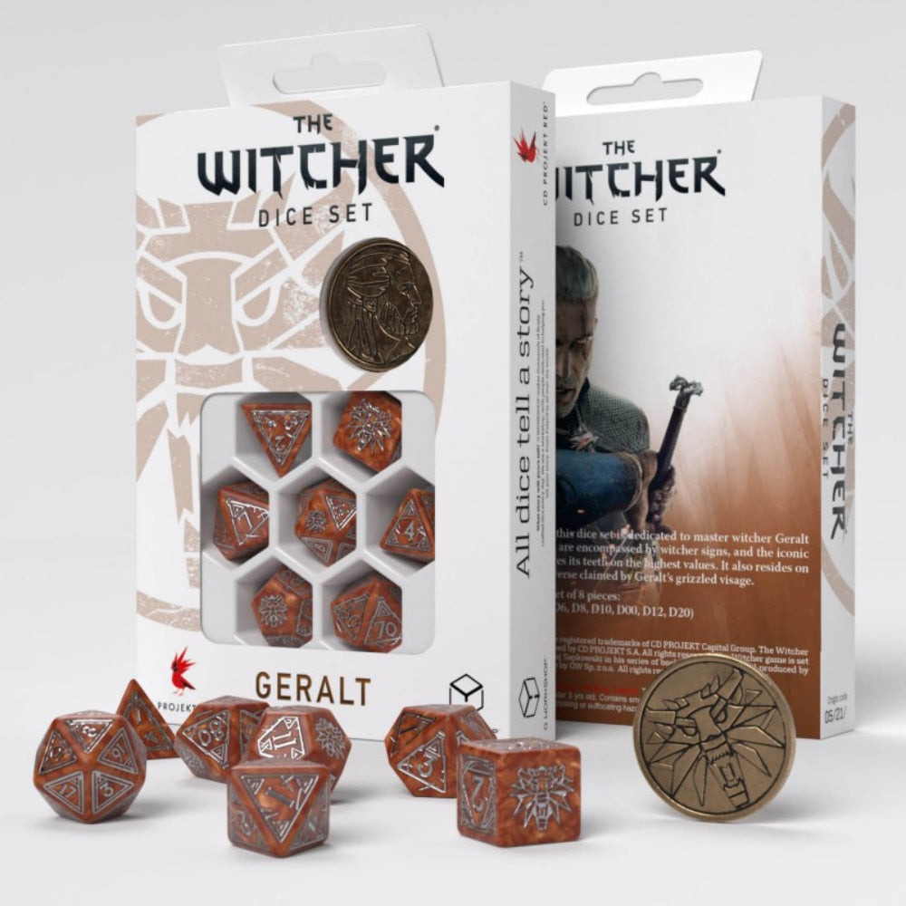 The Witcher Dice Set Geralt The Monster Slayer