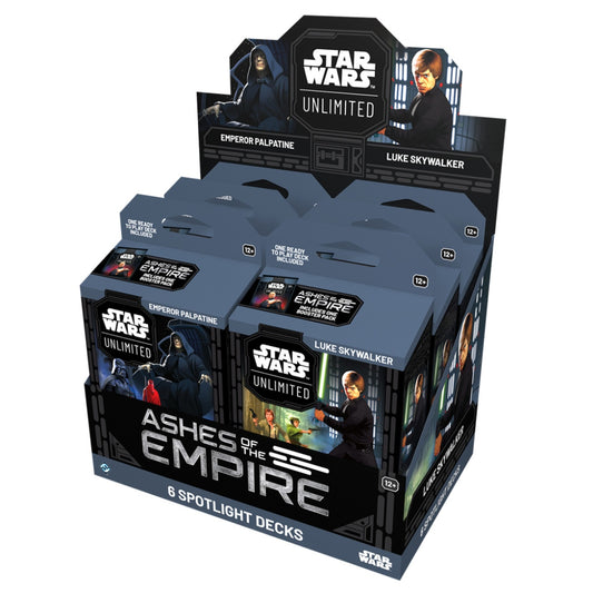PRE-RELEASE: Star Wars: Unlimited - Ashes of the Empire: Spotlight Deck (Emperor Palpatine)
