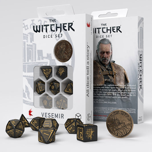 The Witcher Dice Set - Vesemir the Sword Master