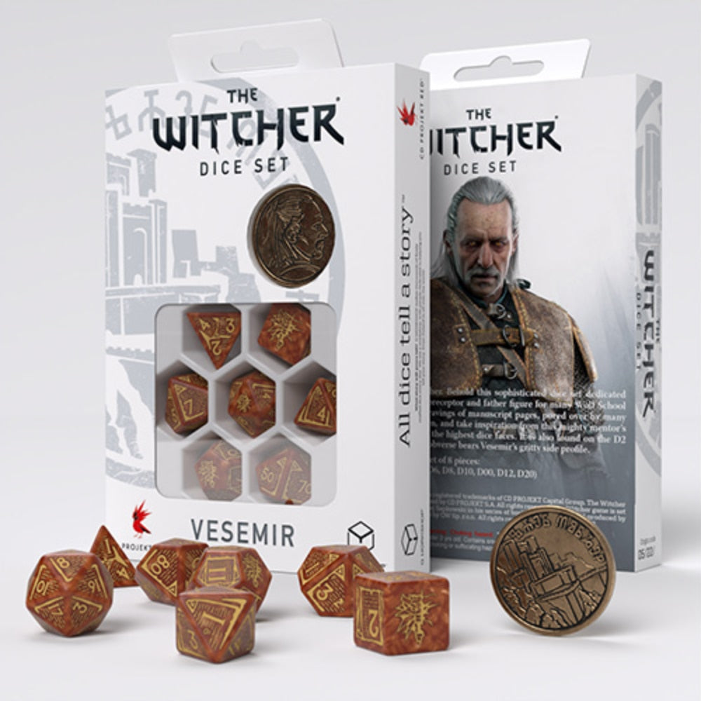The Witcher Dice Set - Vesemir the Wise Witcher