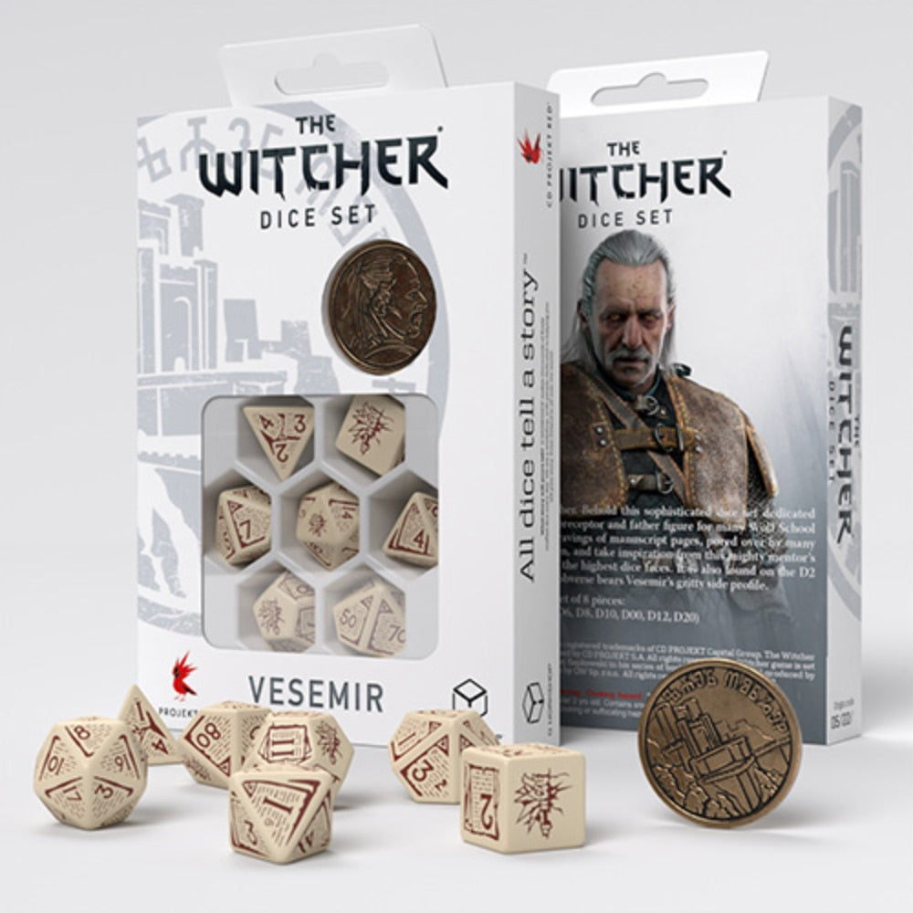 The Witcher Dice Set - Vesemir the Old Wolf