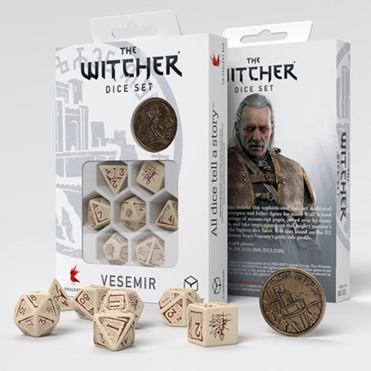 The Witcher Dice Set - Vesemir the Old Wolf