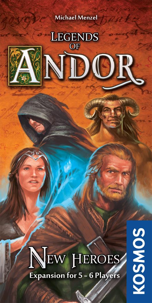 Legends of Andor New Heroes Expansion