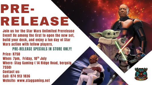 PRE-RELEASE TICKET: Star Wars Unlimited: Ashes of the empire