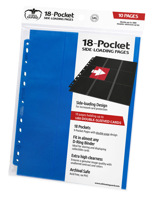 UGD - 18 Pocket Pages Side Loading Blue