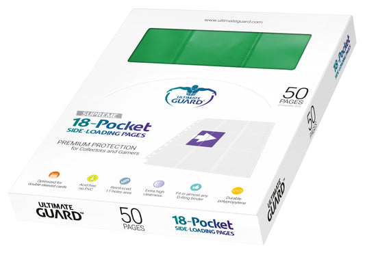 Ultimate Guard 18-Pocket PG Side-Loading Green