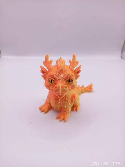 Orange Horned Dragon