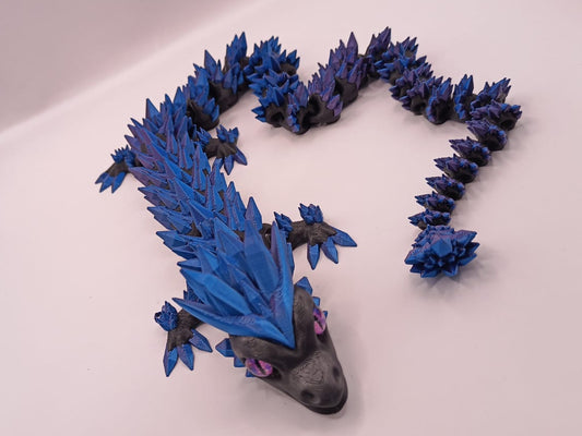 Blue, Purple and Black Dragon