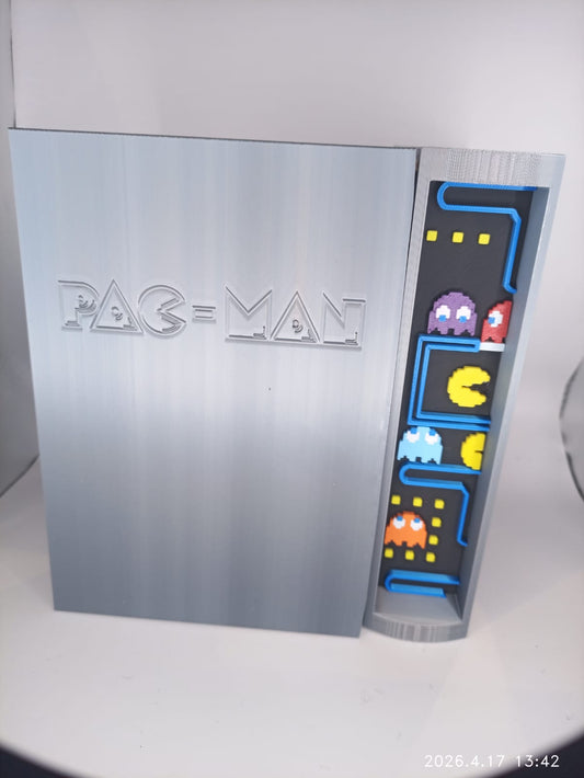 Silver Pac Man Book Nook