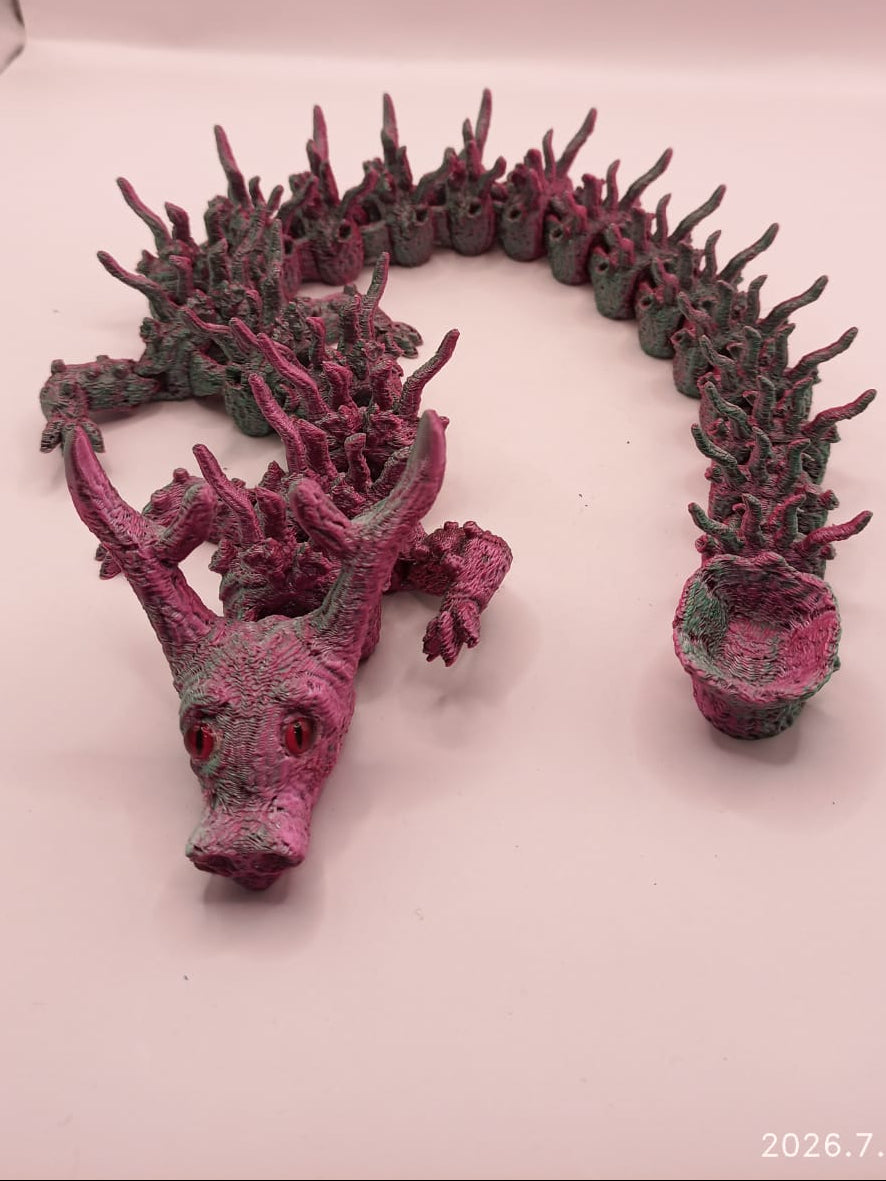 Pink and Grey Dragon