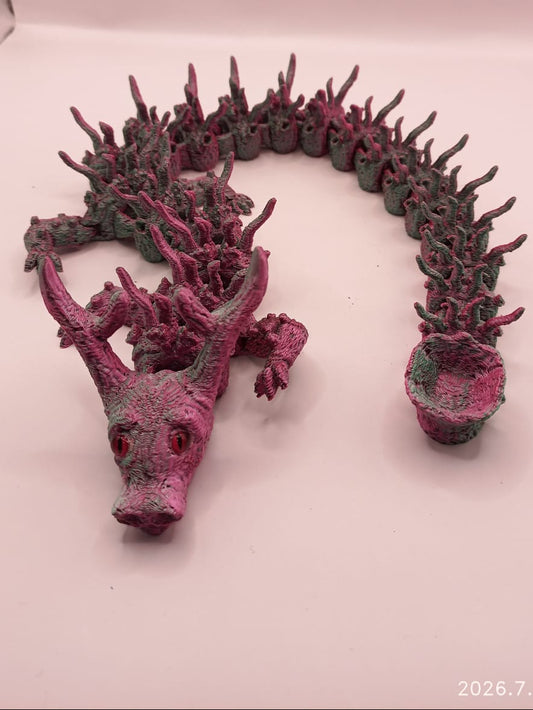 Pink and Grey Dragon