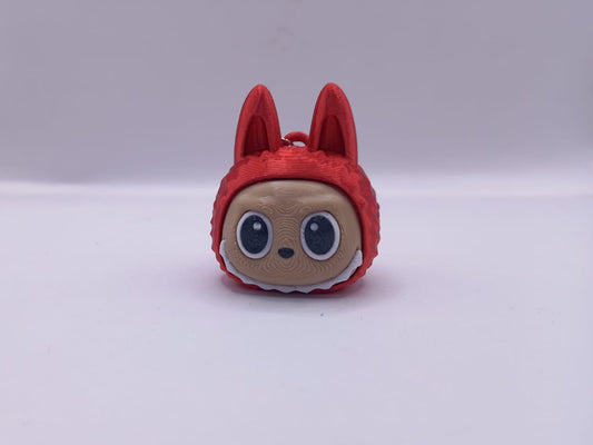 Red Lafufu Key Chain