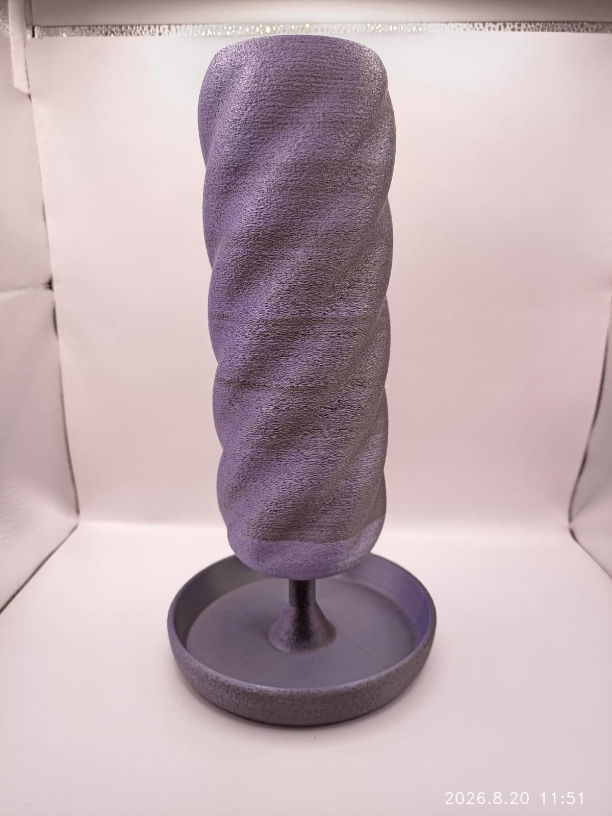 Long Purple Dice Tower