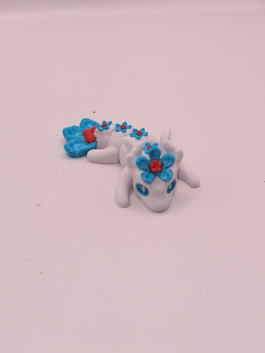 Blue and White Dragon