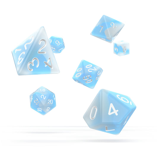 oakie doakie DICE RPG Set Glow in the Dark: Arctic (7)