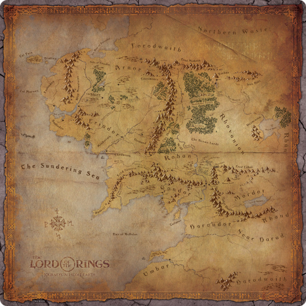 The Lord of the Rings: Journeys in Middle-earth playmat